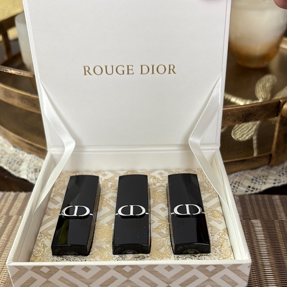 Dior Black Lipstick Sleek Packaging Iconic Branding - Picture 1 of 10